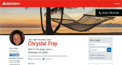 Desktop Screenshot of chrystalfray.com
