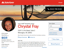 Tablet Screenshot of chrystalfray.com